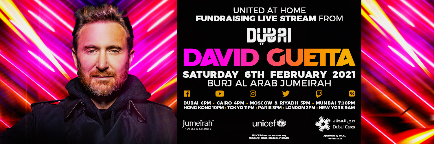 David Guetta confirma United at Home en Dubai