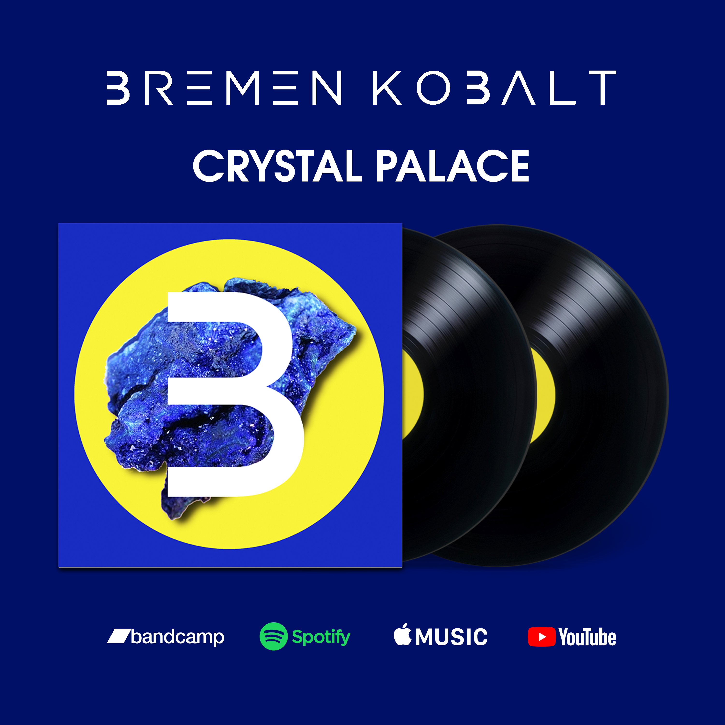 El álbum “Crystal Palace” es el primer lanzamiento de Bremen Kobalt, un artista Live Performance.