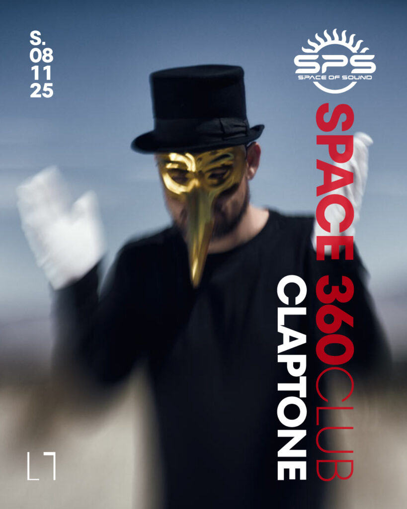 CLAPTONE REGRESA A MADRID PARA INAUGURAR LA TEMPORADA SPACE360 CLUB EN LAB THECLUB 1 SPS 11 08 CLAPTONE POST